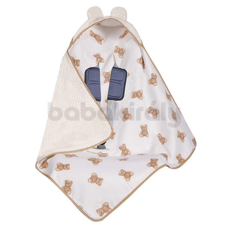 duet baby takaro hordozoba macikkal bezs