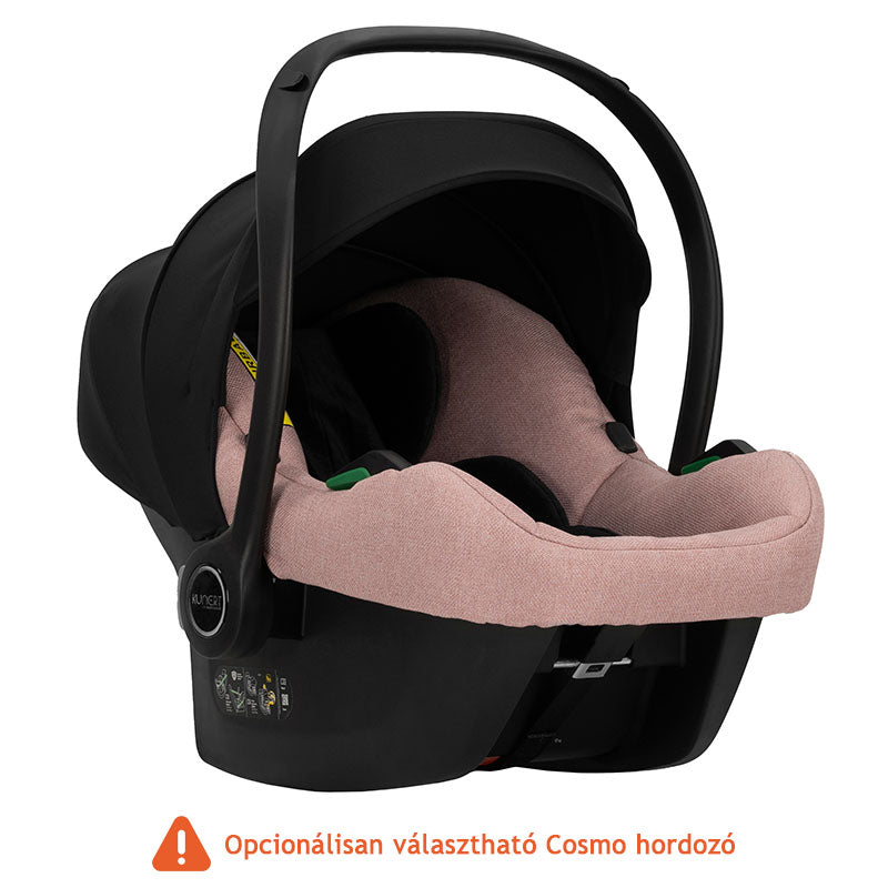 Kunert Talisman Babakocsi - Rózsaszín és Virágos